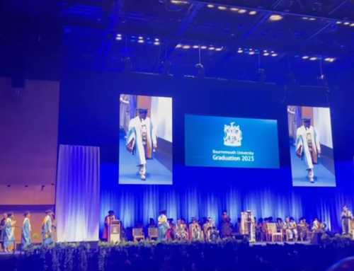 Dr. John Paul Kasse, PhD  attends a hooding ceremony in the UK